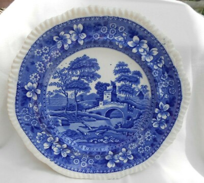 #ad SPODE TOWERBLUE DINNER PLATE 10 5 8quot; OLDER MARK COPELAND ENGLAND