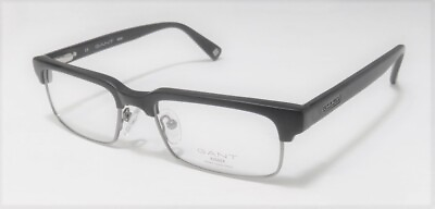 #ad GANT RUGGER GR Newkirk Metal Eyeglass Frames 50 18 140 Matte Black NEW
