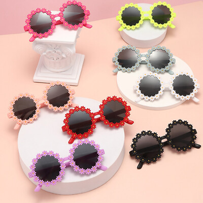 #ad Kids Glasses Sun Shades Glasses Girls Boys Sun Protection Eyewear Sunglas 🔥