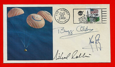 #ad Splash Down of Apollo 11 collector envelope w original period stamp *OP1409