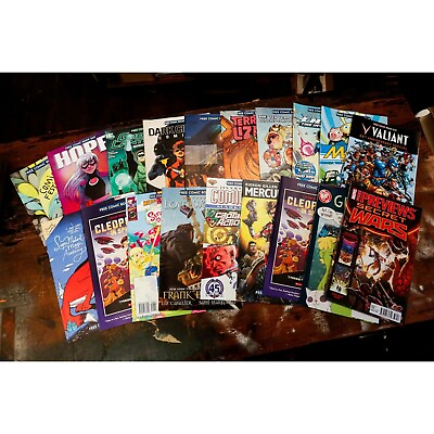 #ad FCBD Free Comic Book Day Lot of 19 Indie Independent Strawberry Gronk Marvel