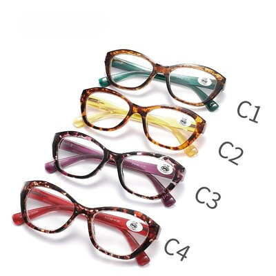#ad 4 Pack New Men Women Fashion Board Farsightedness Reading Glasses 1.0 3.5