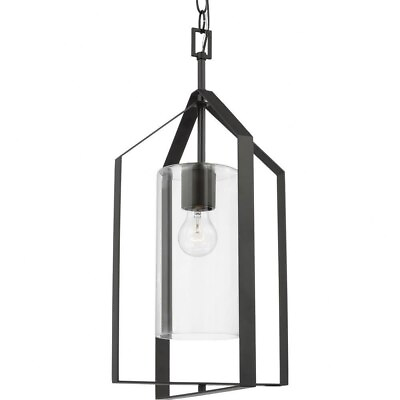 #ad 1 Light Foyer In Contemporary Style 22.5 Inches Tall and 12 Inches Wide Matte
