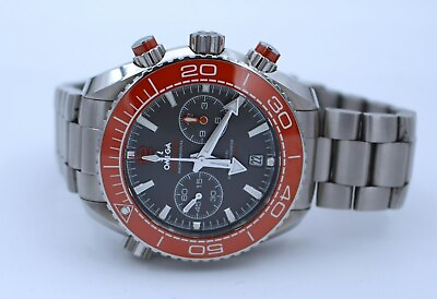 #ad Omega Seamaster Planet Ocean 600M Chronograph 215.30.46.51.99.001 Selling As Is