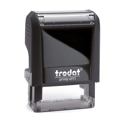 #ad Trodat 4911 Custom Stamp 3 Line Self Inking Rubber Stamper Personalize It