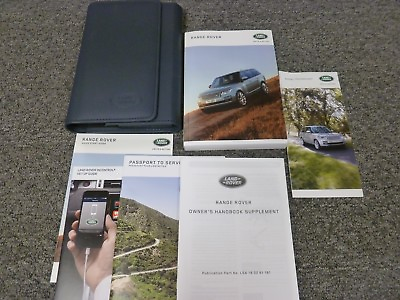 #ad 2018 Land Rover Range Rover SUV Owner Manual 3.0L 5.0L Supercharged SV Turbo