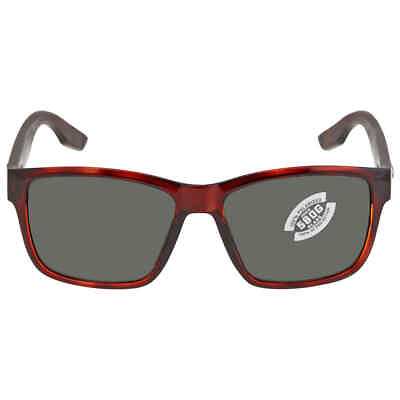 #ad Costa Del Mar PAUNCH Grey Polarized Glass Square Men#x27;s Sunglasses 6S9049 904907