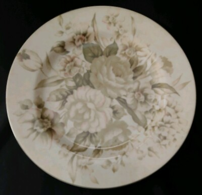 #ad 222 FIFTH PTS INTERNATIONAL ANTIQUE ROSE SALAD PLATE S 8 1 8quot;