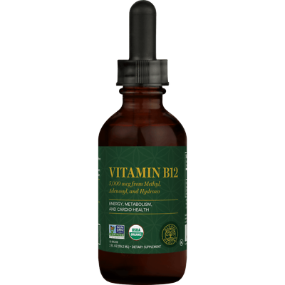 #ad Vitamin B12 5000 mcg 3 in 1 Organic Liquid Vitamin B12 60 Day Supply 2 Oz
