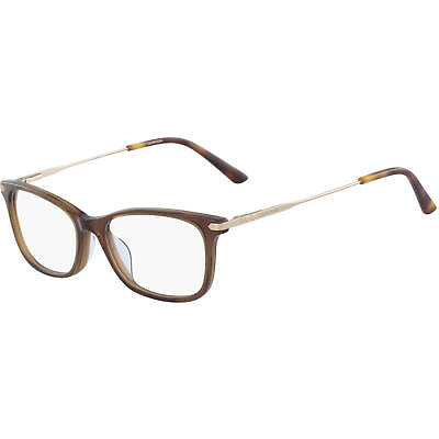 #ad Calvin Klein Women#x27;s Eyeglasses Brown Rectangular Full Rim Frame CK18722G 210