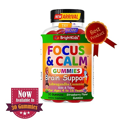 #ad Brain Booster Supplement For Kids amp; Teens Support Memory Focus 30 Gummies