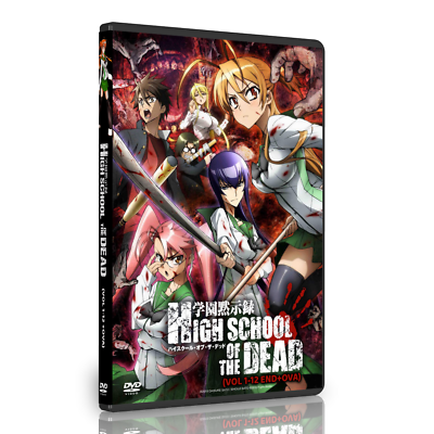 #ad Anime HIGH SCHOOL OF THE DEAD VOL. 1 12 OVA English Dubbed DVD