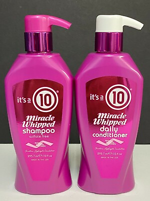 #ad It#x27;s its a 10 Miracle Whipped Shampoo amp; Daily Conditioner 10 FL OZ EACH