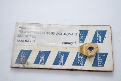 #ad NEW Walter P6001 D1865 WXP45 Carbide Drill Insert Tip