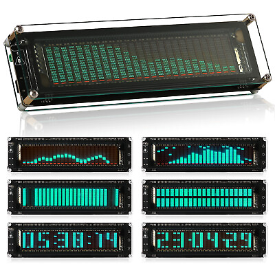 #ad AK2515 Pro VFD Music Audio Spectrum Mini Dot Matrix Level Indicator VU Meter