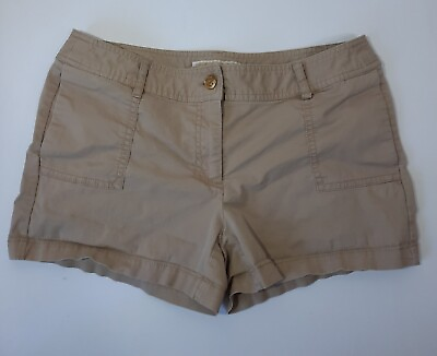 #ad EUC Michael Kors Michael Size 6 Tan Khaki Shorts