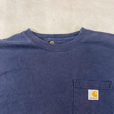 #ad Carhartt Original Fit Pocket Tee Thrifted Vintage Style Size XL