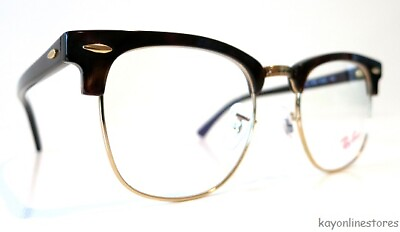 #ad RAY BAN Eyeglasses CLUBMASTER Shiny Tortoise RX5154 2372 51 21 140