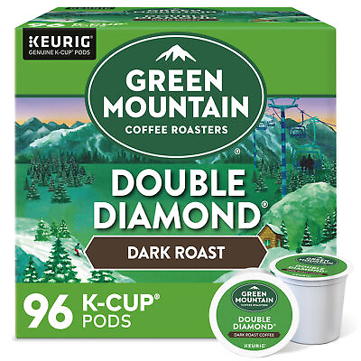 #ad Green Mountain Coffee Double Diamond Keurig K Cup Pod Dark Roast 96 Count