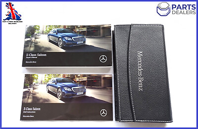 #ad GENUINE MERCEDES BENZ E CLASS SALOON W213 2016 2020 OWNERS MANUAL HANDBOOK PACK