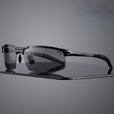 #ad New Aluminum Magnesium Sunglasses Men#x27;s Sunglasses HD Polarized Driving Glasses