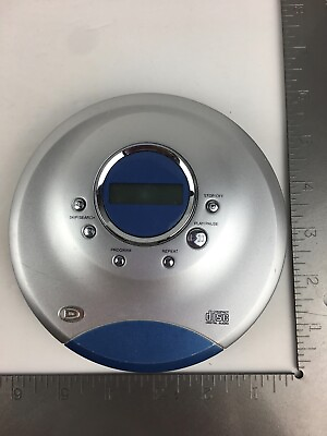 #ad Durabrand CD 565 Blue Portable CD Player Programmable Tested and Working