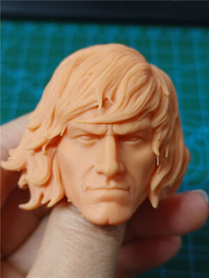 #ad 1:6 Masters of Universe He Man Head Sculpt Male Model For 12quot; Action Figure Body