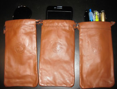 #ad Genuine LEATHER Sunglasses Case Pouch MARLBORO COUNTRY STORE Buying 3 Cases