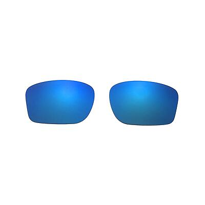 #ad Walleva Ice Blue Polarized Replacement Lenses For Oakley Chainlink Sunglasses