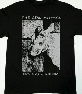 #ad vintage The Dead Milkmen band T shirt Black Cotton All Sizes