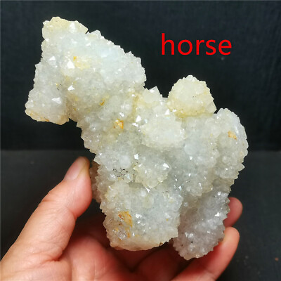 #ad Natural Quartz Crystal Cluster Angel Aura Quartz Crystal Healing Reiki WYY2301