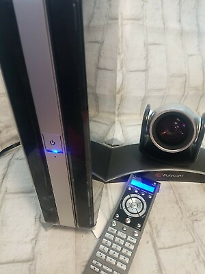 #ad Polycom HDX 7000 HD Video Conferencing Unit w Camera And Remote