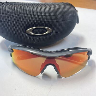 #ad Oakley Radarlock Prizm Infield Sports Sunglasses Black Gray Ok014