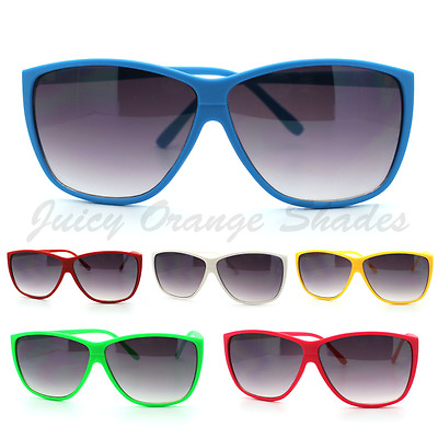 #ad Modern Retro Sunglasses for Men Women Square Plastic Light Frame 6 Colors