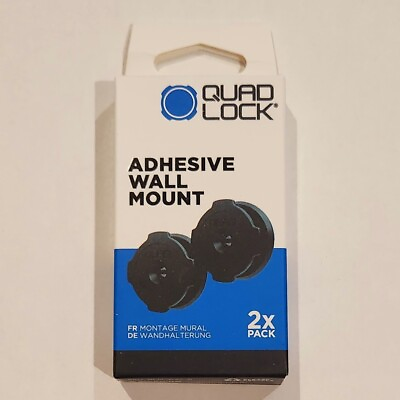 #ad QUAD LOCK Home Office Car Adhesive Wall Mount NEW IN BOX FREE SHIPPING