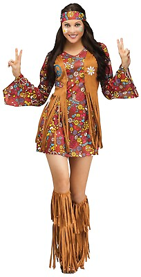 #ad Peace and Love Hippie Adult Costume