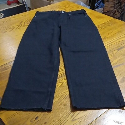 #ad EVERLANE 27 Women Jeans DENIM Pants New Casual BLACK WAY HIGH ORGANIC
