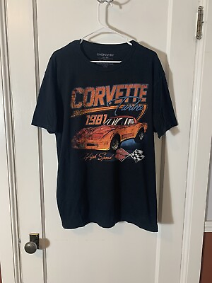 #ad Chemistry Corvette Men’s Large TShirt GM official licensed shirt