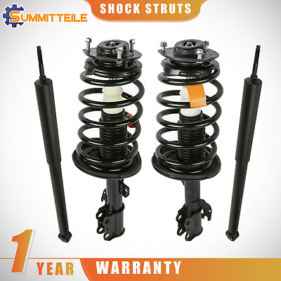 #ad Front Rear Struts Assembly Shock Absorbers Kit For 04 10 Toyota Sienna 172363