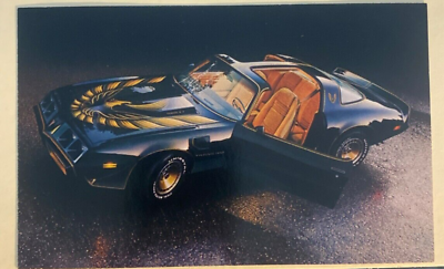 #ad H47 Automobile Car Postcard 1980 Pontiac Trans Am Advertisement 1