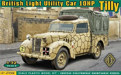#ad Ace Plastic Models 72500 1 72 British 10hp Tilly Light Utility Car