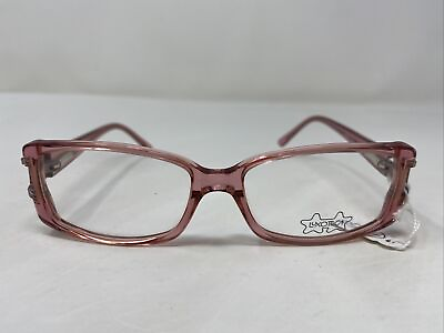 #ad Luxottica Italy LU 9055 B C351 54 16 125 Rose Full Rim Eyeglasses Frame CI03