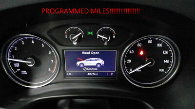 #ad 18 21 Buick enclave speedometers with miles desired miles programmed.