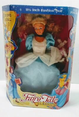 #ad Vintage Cinderella Doll Sky Kids Fashion Fairy Tale Classics 1992 New In Box