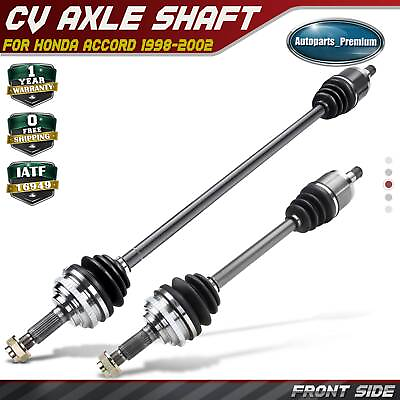 #ad 2x Front LH amp; RH CV Axle Assembly for Honda Accord 1998 2002 L4 2.3L Automatic