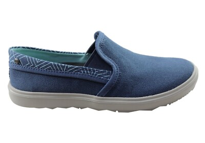#ad Merrell Womens Around Town City Moc Canvas Blue Sneaker 6 Slip On