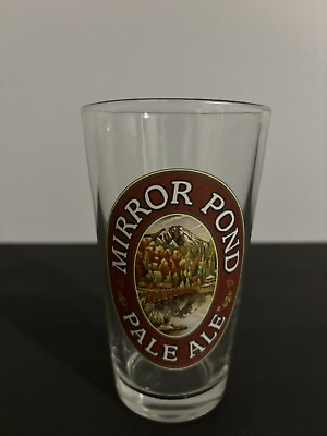 #ad Mirror Pond Pale Ale Pint Glass Deschutes Brewery Bend Oregon Craft Beer