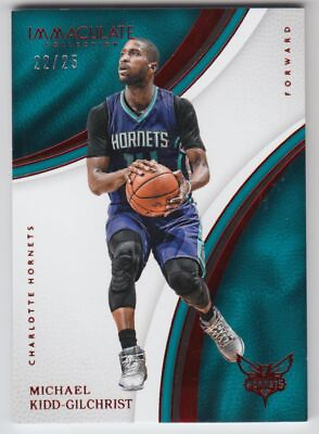 #ad 2016 17 Immaculate Collection Red #72 Michael Kidd Gilchrist 25