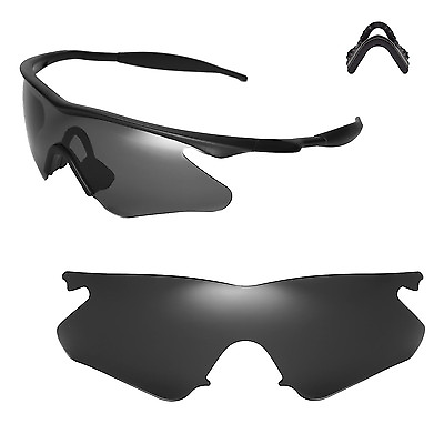 #ad New WL Polarized Black Sunglasses Lenses For Oakley M Frame Heater Sunglasses