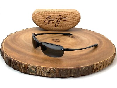 #ad Maui Jim Sunglasses Makaha MJ 405 02 Black MJ Sport with Case